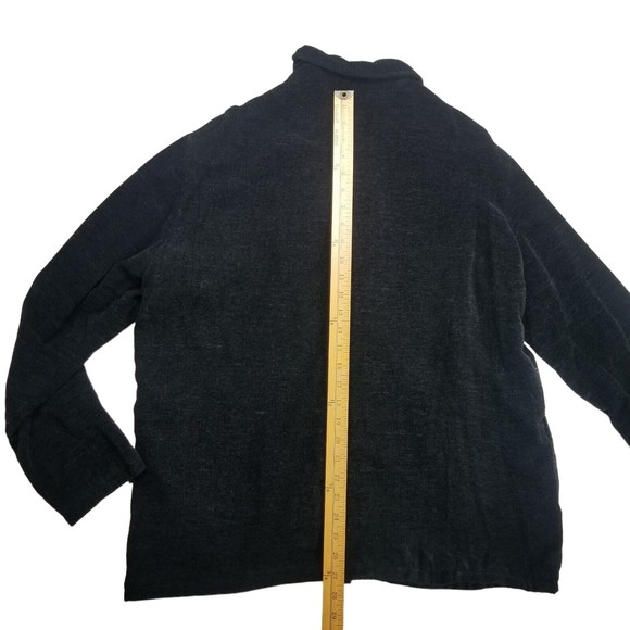 WHITE STAG Floral Embroidered Tapestry Lined Jacket Black Beaded Womens L 12/14 - Picture 4 of 12